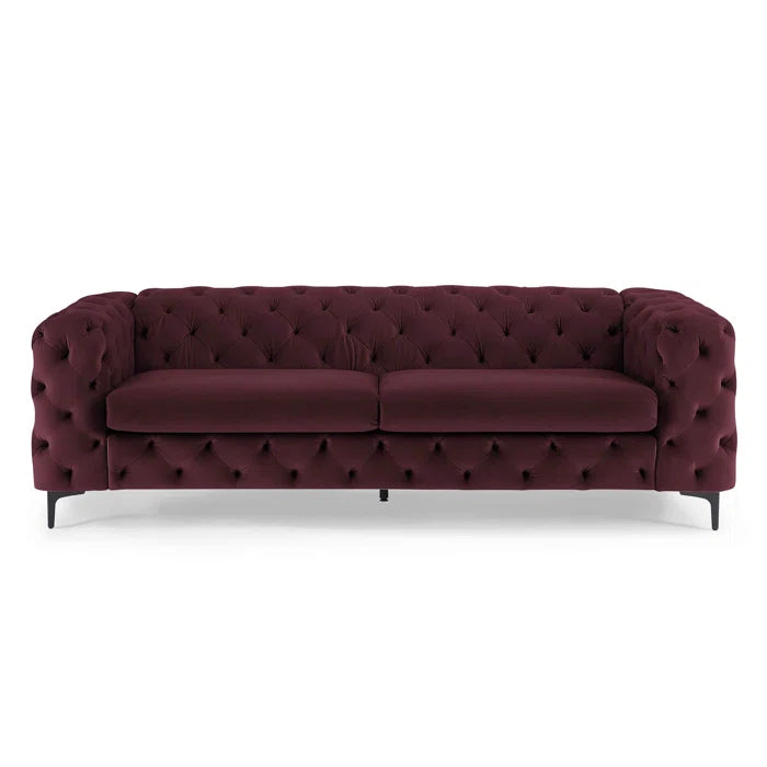 Special Maroon Color Three Seater Sofa Set