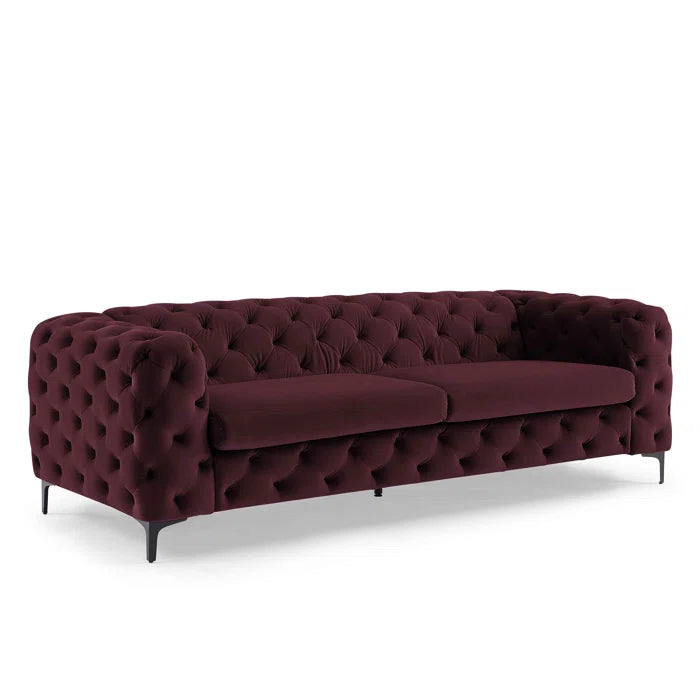 Special Maroon Color Three Seater Sofa Set