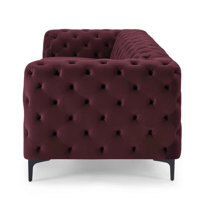 Special Maroon Color Three Seater Sofa Set