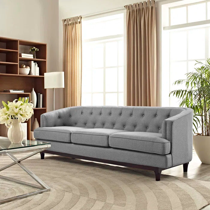 Light Grey Three Seater Sofa