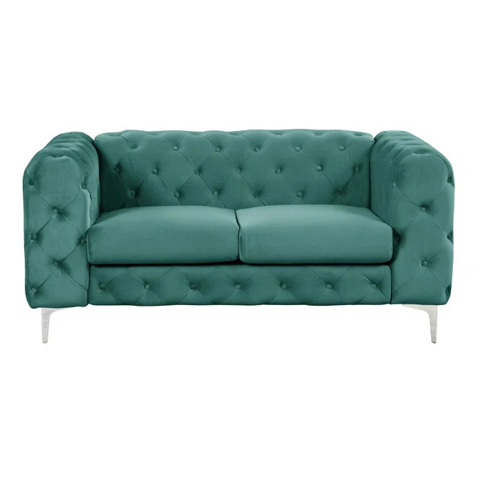 Green Two Seater Sofa Set