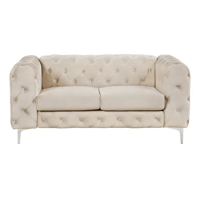 Cream Two Seater Sofa Set