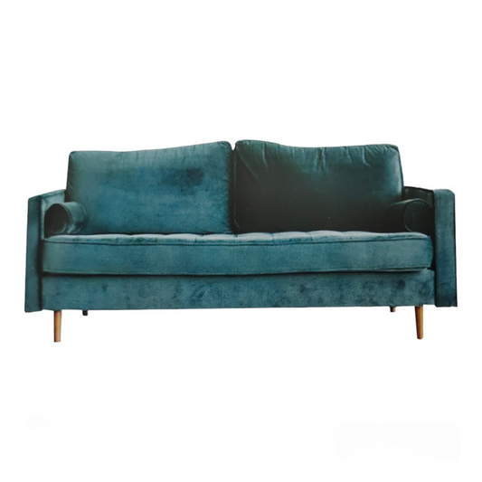 Space Blue Two Seater Sofa